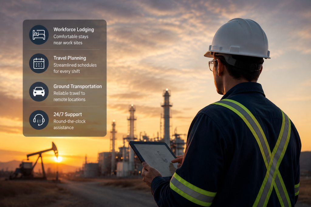 Energy sector travel management